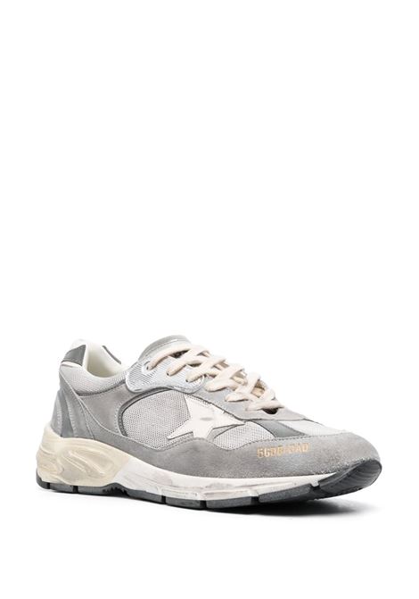 Sneakers basse Dad-Star in pelle di vitello grigio medio GOLDEN GOOSE | GMF00558-F00494460379